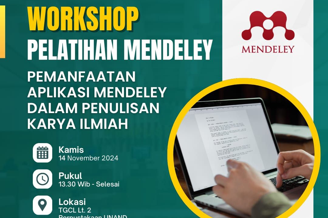 Perpustakaan Universitas Andalas Gelar Workshop Pemanfaatan Aplikasi Mendeley untuk Penulisan Karya Ilmiah