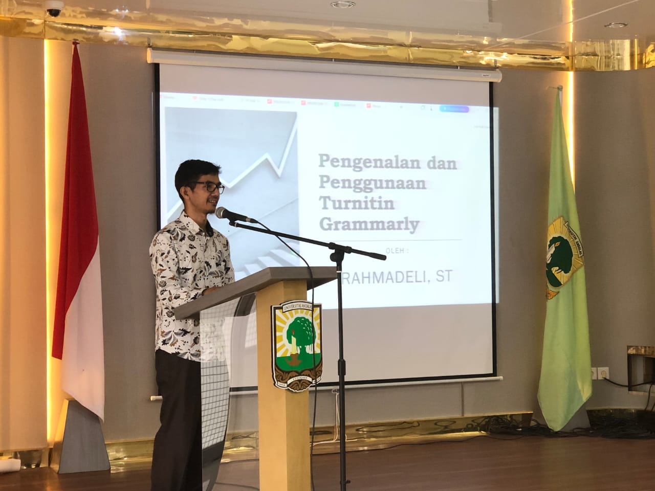 Optimalkan Karya: UPT. Perpustakaan UNAND Sukses Gelar Sosialisasi Turnitin dan Grammarly Perdana di Fakultas Pertanian