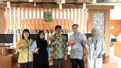 Perpustakaan Universitas Andalas Bersama PT. Penerbit Erlangga Jajaki Kerja Sama Strategis